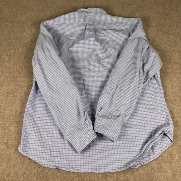 Ralph Lauren Custom Fit Plaid Dress Shirt Button Down Long Sleeve 18 - Picture 3 of 8